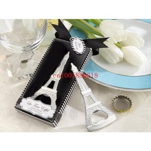 Free Shipping Wedding Gift Eiffel Tower Style Bottle Opener Corkscrew Wedding Kitchen Favor Gift,100pcs/lot