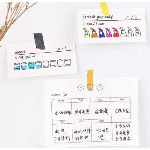 Floret Time Planning Notes Paper Weekly Planner Stickers To Do List Creative Fill In Memo Pad School Supplies Kawaii Stationery