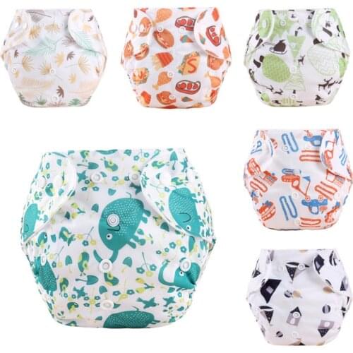Baby Cotton Training Diapers Pants Kids Panties Reusable Adjustable Cloth Diaper Nappies Washable Infants Kid Children Underwear