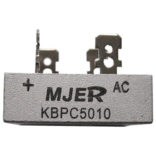 Diode bridge rectifier KBPC5010 50A 1000V 2PCS Diode Bridge Rectifier KBPC5010 50A Diode Module Bridge Rectifier KBPC5010 50A