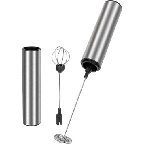 Electric Milk Frother, Foamer Beater with Balloon / Spiral Shape and Storage Tube, USB Rechargeable
