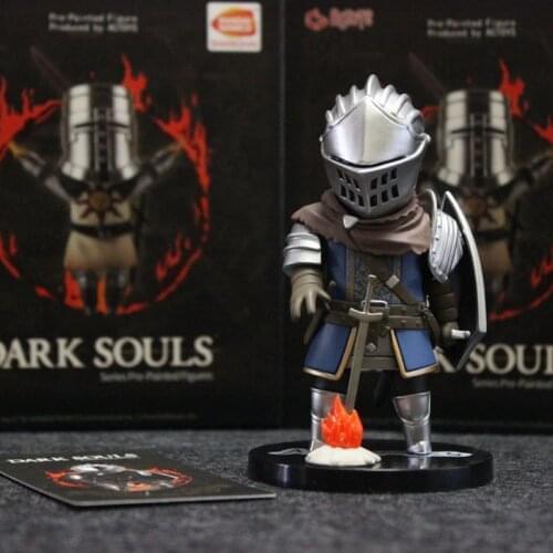 Original Blind Box Anime Dark Souls Series Knight of Astora Oscar Action Figure Cartoon Character Model Toys Collection Desktop