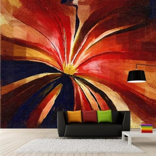 Photo wallpaper 3D modern abstract flower decorative painting mural background wall mural custom wallpaper