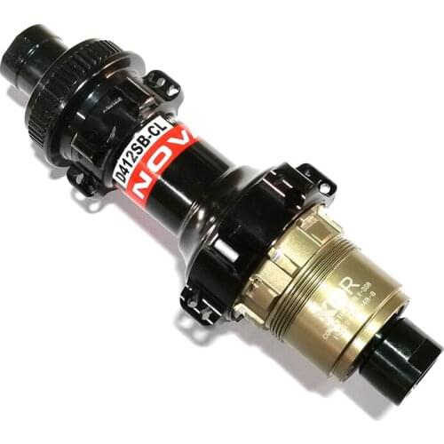 Novatec D412SB road bike Straight pull disc center lock rear hub 24h XDR 12v QR M5 Thru axle M10 M12 10x135 12x142 MTB rear hub