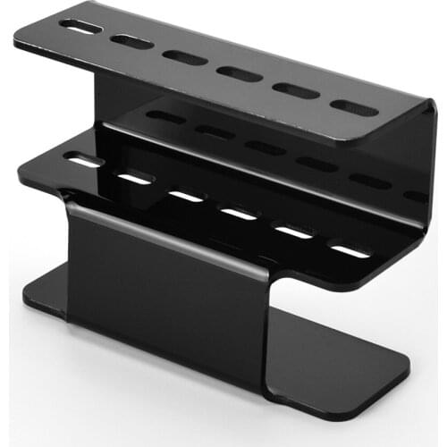 Newest Eyelashes Extension Plastic Eyelash Tweezers Shelf Holder 6pcs Tweezer Stand Positions Eye Lashes Display Makeup Storage