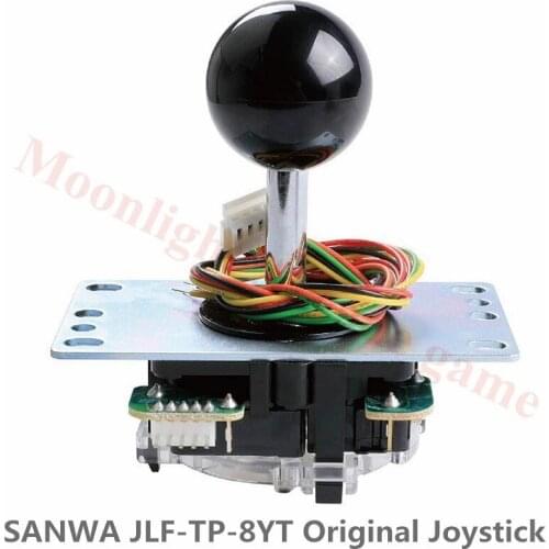 Original Japan Sanwa Joystick JLF TP 8YT Stick 32mm Shaft 35mm Top Ball Zero Delay Control DIY PC PS3 XBOX Game Encoder