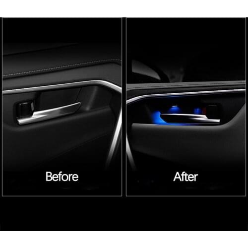Central Control Atmosphere Light Mood lamp Interior Door Bowl Ambient Light Door Light For Toyota RAV4 2019 2020
