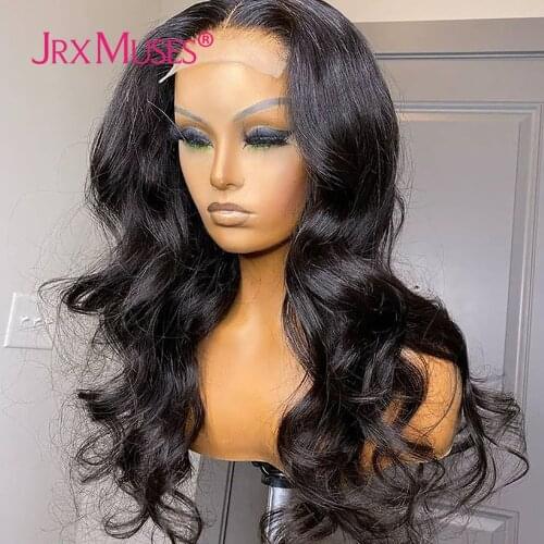 180 Density Lace Wig 26 inch Transparent Body Wave Lace Part Wig 13x1+6x1 Brazilian Hair Wigs Full Body Wave Wig For Women