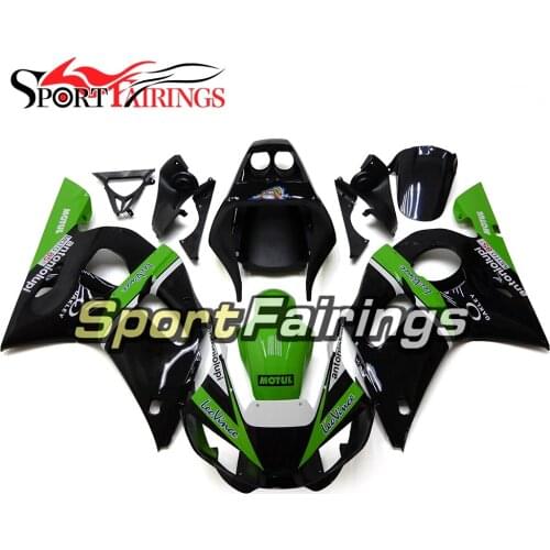 Injection Fairings For Yamaha YZF600 R6 98 99 00 01 02 Plastics ABS Motorcycle Fairing Kit Bodywork Cowling Green Black Carenes