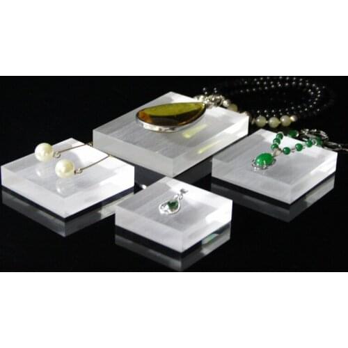 Custom Jewelry tray Bracelet organizer acrylic Stamps Block sheet stand for cosmetic perfume charms holder display