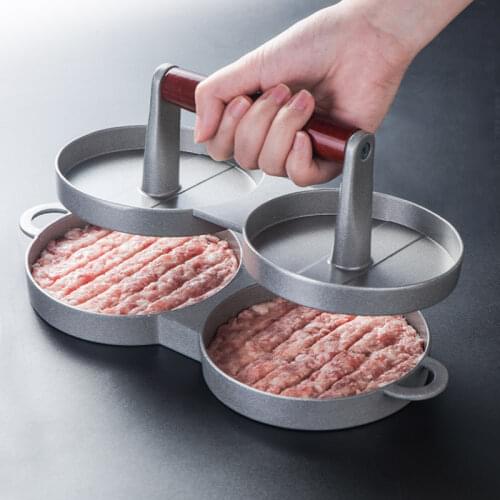 Hamburger Maker Hamburger Press Round Shape Non-Stick Chef Cutlets Hamburger Meat Beef Grill Burger Press Patty Maker Mold