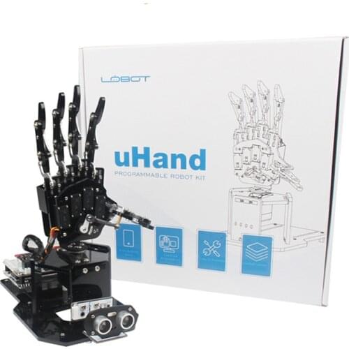 Micro:bit open source robot palm uHandbit programmable microbit robot kit robotic gripper