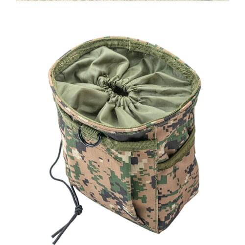 Molle System Hunting Tactical Magazine Dump Drop Pouch Recycle Waist Pack Ammo Bags Airsoft Military Accessories Bag