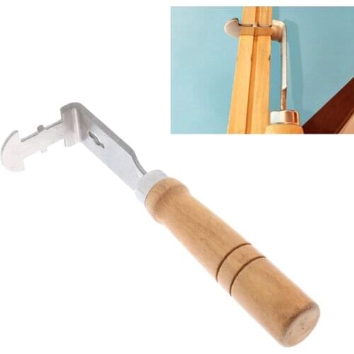 Stainless Steel Bee Hive Cleaner Honey Shovel Uncapping Scraper Frame Cleaning Tool with Wood Handle Beekeeping Supplies