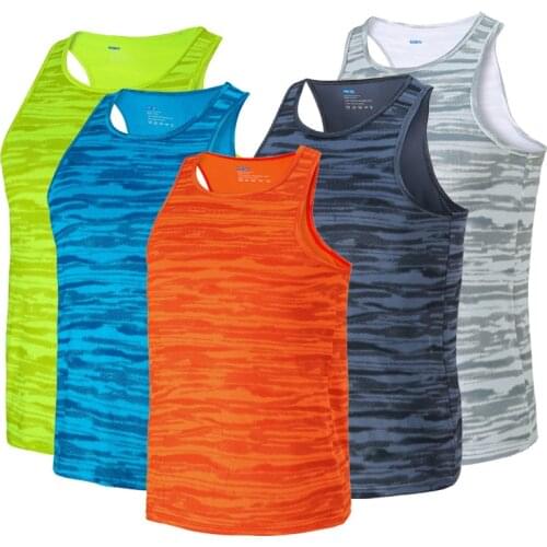 Sports Vest Mens Marathon Running Basketball Training Casual Quick-drying Breathable Fitness Vest Men Workout Tank Top Joggers