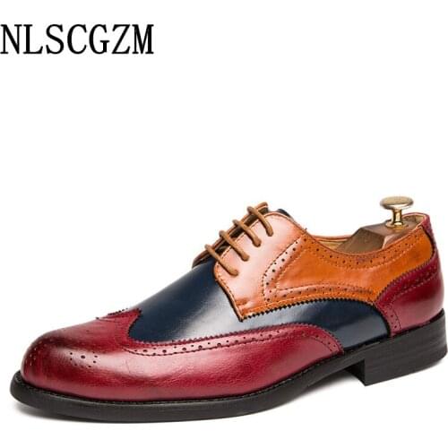 Oxford Shoes for Men Office 2021 Men Formal Shoes 2021 Wedding Dress Coiffeur Dress Shoes for M E N Italian Business Suit Scarpe