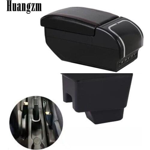 Car armrest box For Renault Captur Kaptur 2014-2019 central console storage box 2015 2016 2017 2018