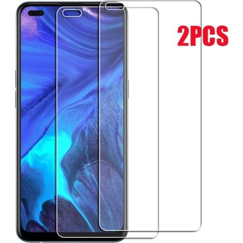 2PCS FOR OPPO Reno4 Lite 4G 5G Reno 4 4Lite High HD Tempered Glass Protective CPH2113 CPH2091 CPH2125 Screen Protector Film