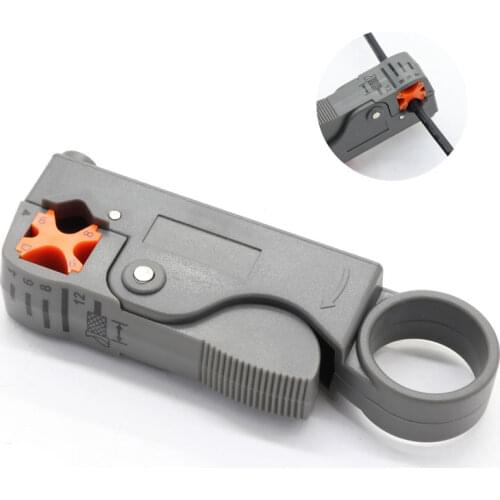 1/5PCS Wire Stripper Multi-Function Double-Blade Network Cable Pliers Wire Stripper Network Tool Coaxial Cable Wire Stripper