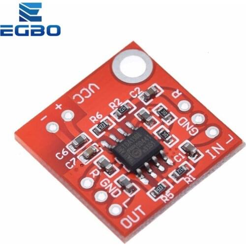 1PCS EGBO Stereo TDA1308 Headphone Amplifier Board Headset Amp Preamplifier Board Module 3V-6V For arduino Diy Red