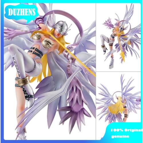 100% Original:Digital Monster Angewomon Holy Bolt Ver 27cm PVC Action Figure Anime Figure Model Toys Figure Collection Doll Gift