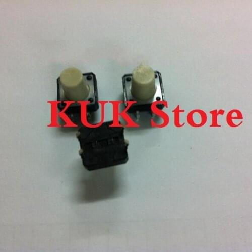 Real 100% Original NEW 12*12*12 mm 12x12x12 mm Tact Switch Round White Button 1000PCS/LOT