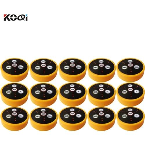 15 Table Button Customer Pager Call Waiter Wireless Calling System