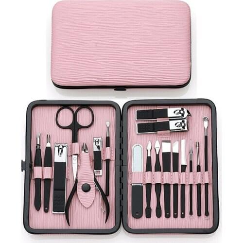 18pcs/set Pruning Nail Clippers Cutting Pliers Set Single Nail Groove Pedicure Inflammation Dead Skin Clipper Tool Home Tool