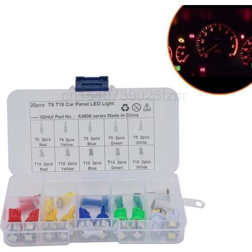 20 Pcs. - T5 / T10 Cars and Motorcycles Refitted Led Turn Light, Width Indicator Light