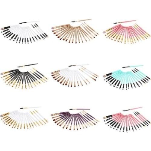 50 sets 20 pcs/set Makeup Brush Set tools Make-up Toiletry Kit Brand Make Up Brush Set