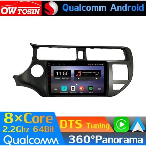 Qualcomm 8Core Android Car Media For Kia Rio K3 UB 2011-2015 GPS 360 Panoramic Radio CarPlay Optical HDMI DTS HIFI 4G LTE WiFi