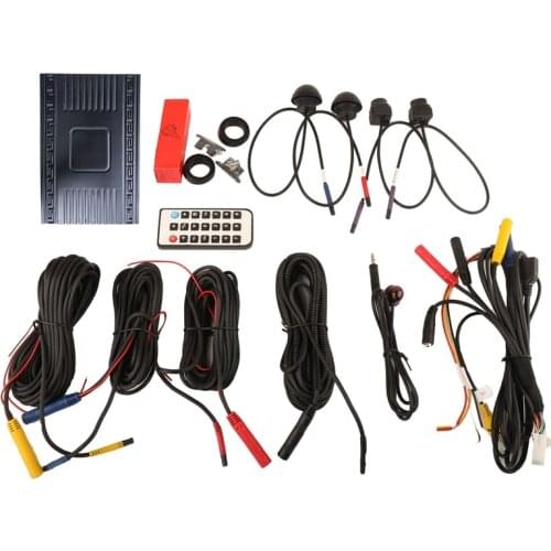 Car 360°1080P HD Car Bird View Parking Panoramic System DVR Seamless Recording Rearview Camera + 4 Camera Kit