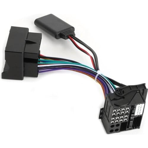 Car Bluetooth Radio Module Aux Cable Adapter Wiring Harness Fit For Touran 2002 For RCD510 300+ 310 RCD210