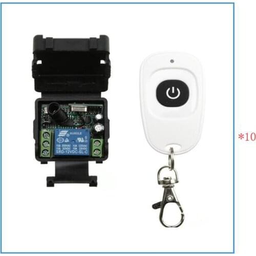 DC12V DC24V 1CH wireless remote control lighting switch For door/window/curtain transmitter receiver 433mhz