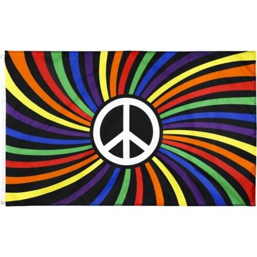 90x150cm Gay Pride Flag Polyester Pride Flag Banner Same-sex Peace Flag High-quality Rainbow Flag Decoration Accessories #WO