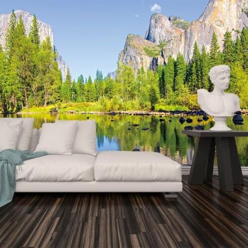 Non-Woven Embossed Wallpaper Mural Green Leaf Murals Wall 3d Wallpaper Walls for Bedroom TV Background 3d Wall Mural Wallpaper