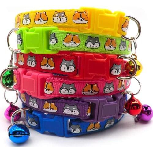 Cute Cat Necklace Collar For Cats Collier Collier Pour Chat Katten Halsband Suministros Para Gatos Adjustable Buckle Chihuahua