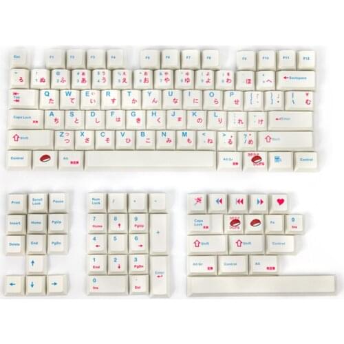 113Pcs Japanese PBT Root Keycaps Set Dye Sublimation FOR Cherry MX For 61/64/68/87/96/104/108 Custom Mechanical Keyboard