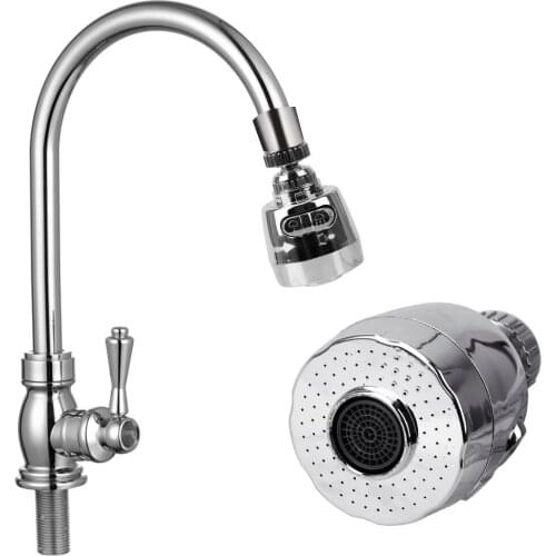 High Pressure Nozzle Extended Water Saver Universal Kitchen Bathroom Faucet Splash-Proof Tap Boost Bubbler