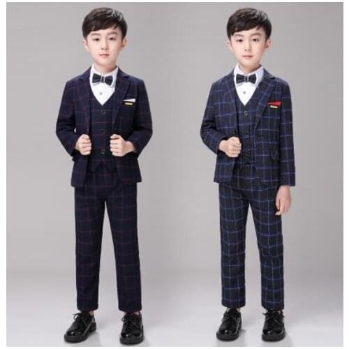 Hot Boys Suits for Weddings kid Blazers Formal Suit for Boy Costume Enfant Garcon Mariage Terno Infantil Disfraz Infantil 2-12Y