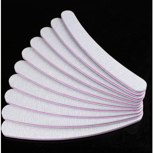 Polishing Nail File Two Sided Nail Buffer Polishing Sandpaper 100/180 Grit Nail Files Nail Art Tools For Manicure Sanding Files