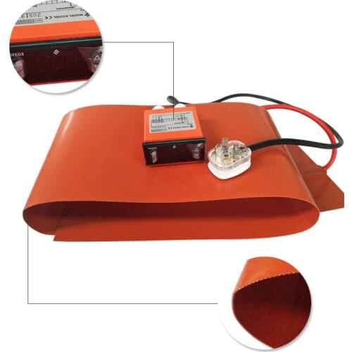 250*1740*1.5mm 200L 220V 2000W Eight holes Standard Oil Drum Heater With Temp controller and Spring