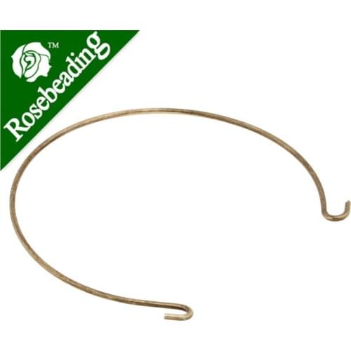 Antique Bronze Plated Iron Hoop Bracelet,Elegant Classic Design Filled Jewelry,suit for cabochon setting bezel,sold 10pcs/lot