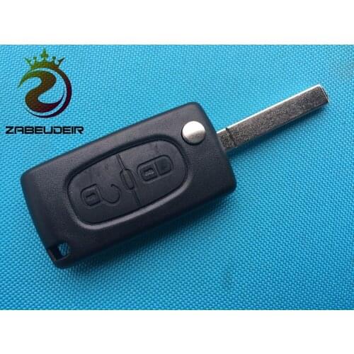 1Pc Of New Replacements Shell Cover For Citroen C2 C3 C4 C5 C6 C8 Xsara Picasso 2 Buttons Key FOB Remote Case VA2 Blade No Logo
