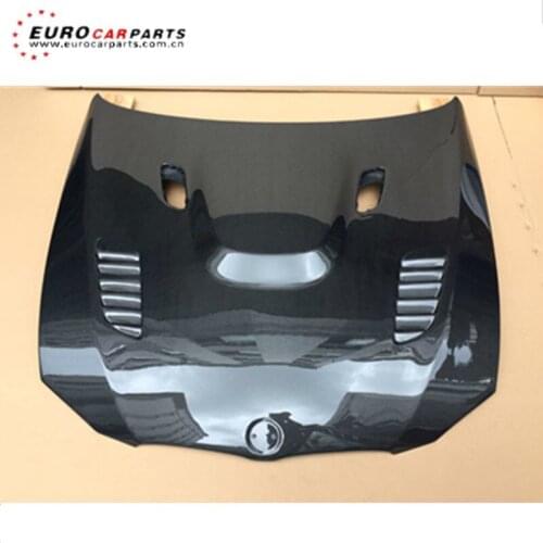 3S E92 M3 V style carbon fiber hood scoop fit for 3S E92 M3 carbon finber hood cover