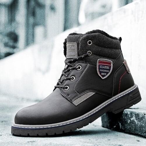 De work home autumn shoe classic sneakers coturno for shoes black big casual Mens dress large high sport mens size boots lether