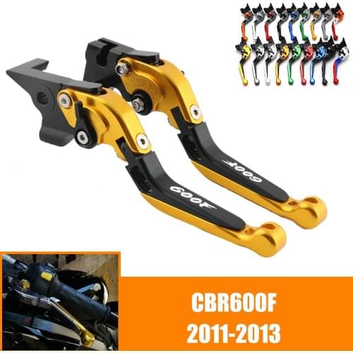 For HONDA CBR 600F CBR600F 2011 2012 2013 11 12 13 CNC Motorcycle Adjustable Brake Clutch Lever Levers Folding