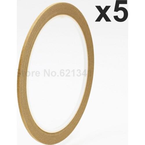 5x Brown 2mmx25m Draping Tape Pattern Making Supplies Masking Tape & Nail Art Tape Free Shipping
