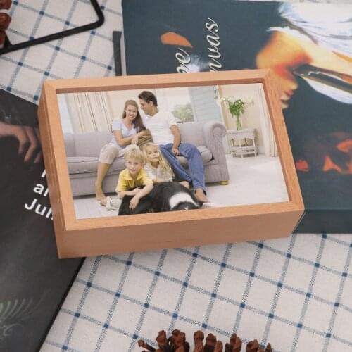 Photo Frame Piggy Bank Money Coin Bank For Children Picture Frame Money Case Novelty Wooden Money Box Kids Gift Home Decor