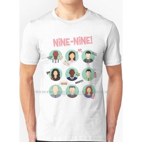 Brooklyn Nine-Nine Squad T Shirt 100% Pure Cotton Brooklyn Nine Nine B99 Terry Amy Santiago Jake Peralta Rosa Diaz Raymond Holt